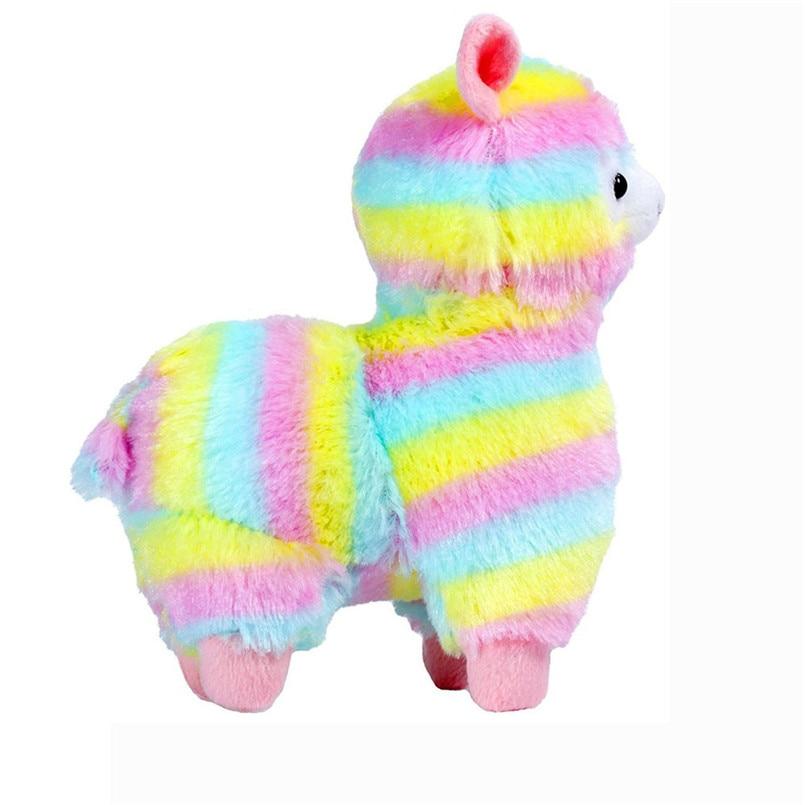 Rainbow Alpaca Keychain