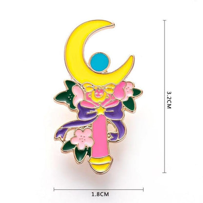 Magical Girl Wand Pin