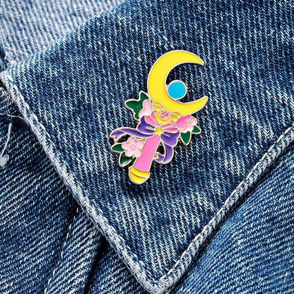 Magical Girl Wand Pin