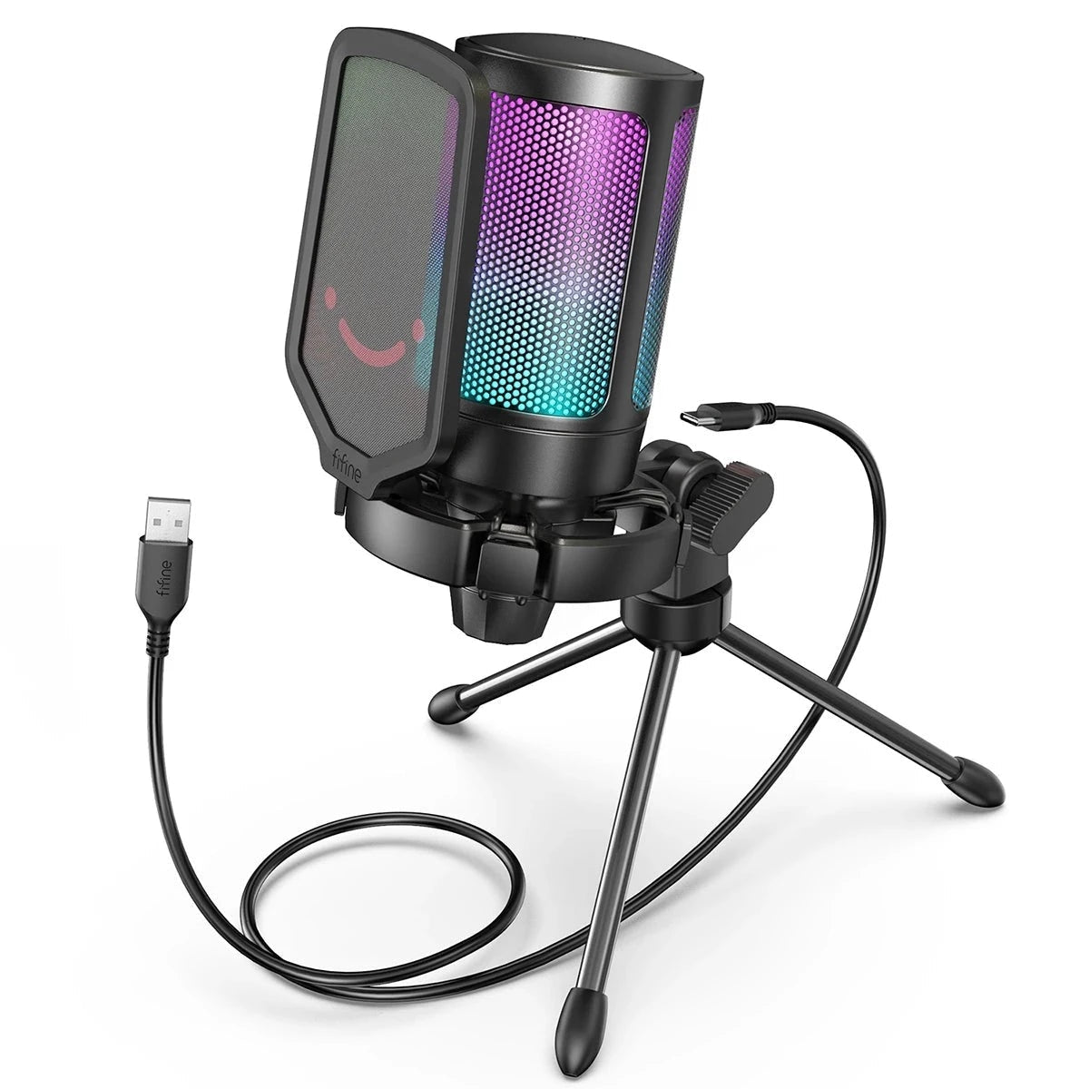 Professional Pink Streaming Microphone