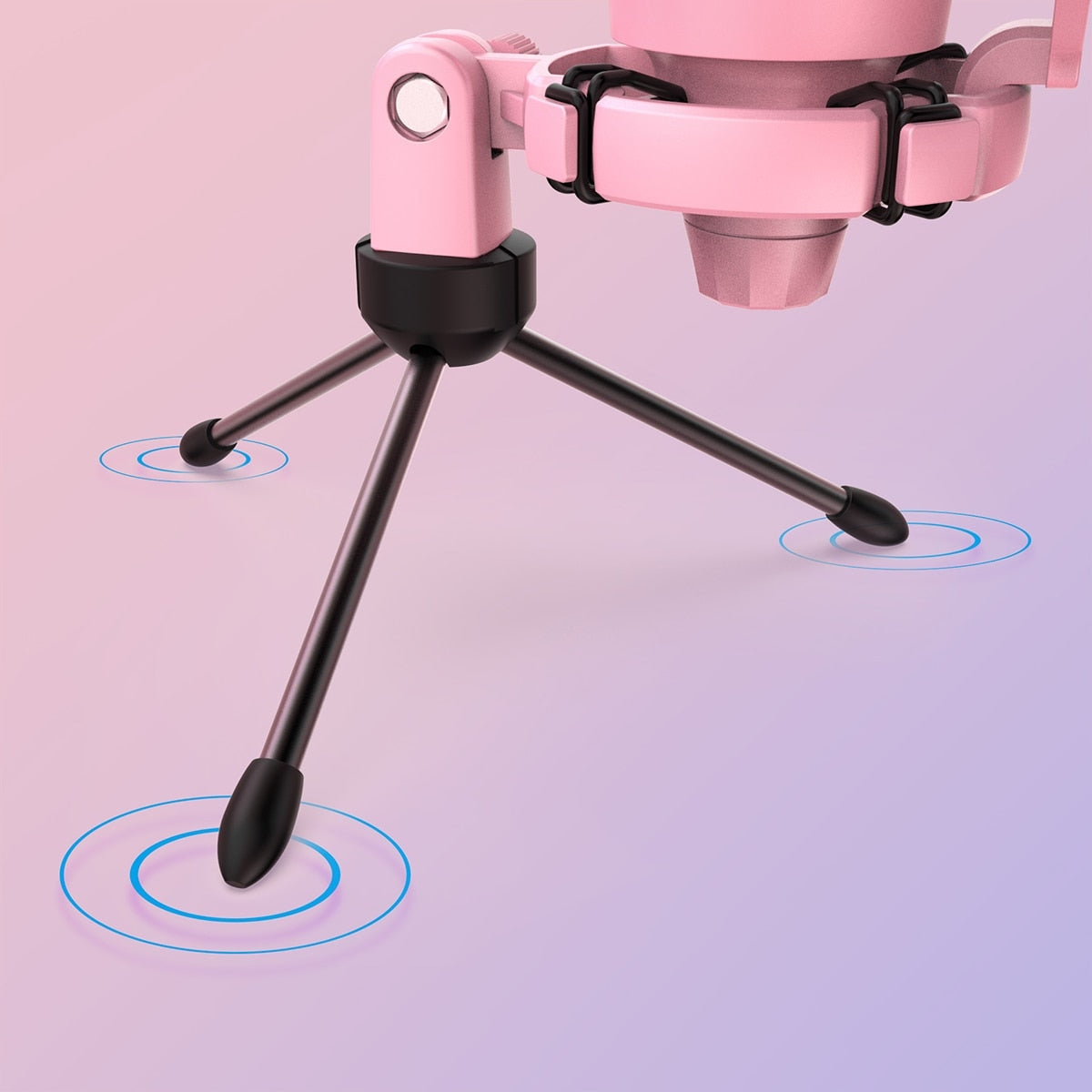 Professional Pink Streaming Microphone