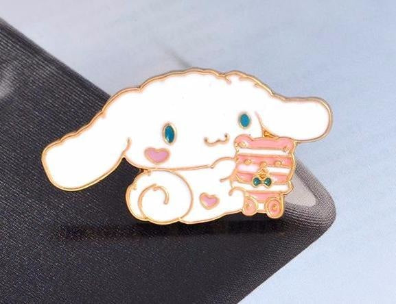 Puppy Cake Enamel Pin