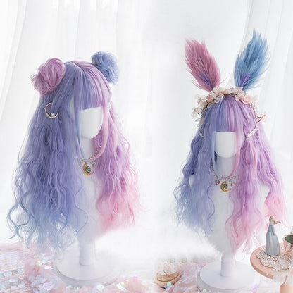 Purple Bunny Ear Lolita Wig