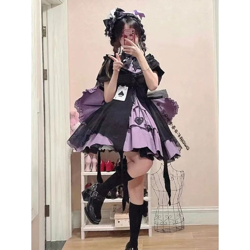 Purple Spade Lolita Dress