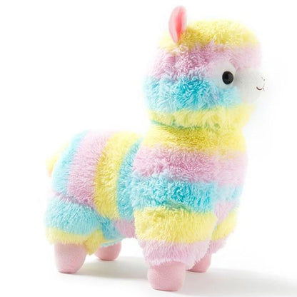 Rainbow Alpaca Plush