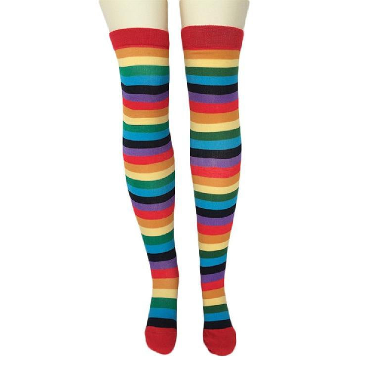 Rainbow Knee Socks