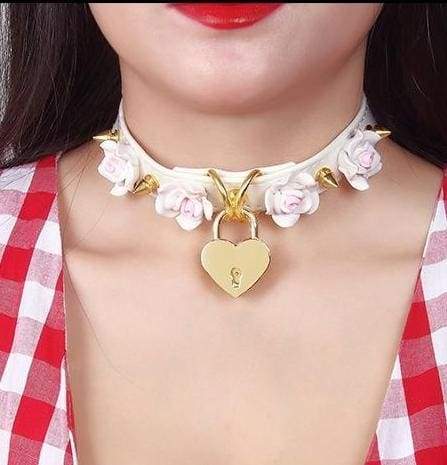 Rose Locket Collar