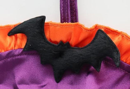 Ruffled Bat Halloween Monokini Set