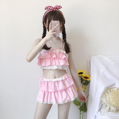 Ruffled Princess Bikini