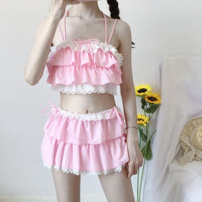 Ruffled Princess Bikini