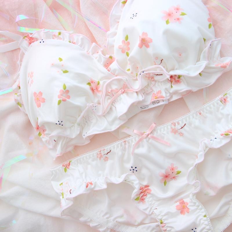 Sakura Blossom Lingerie Set