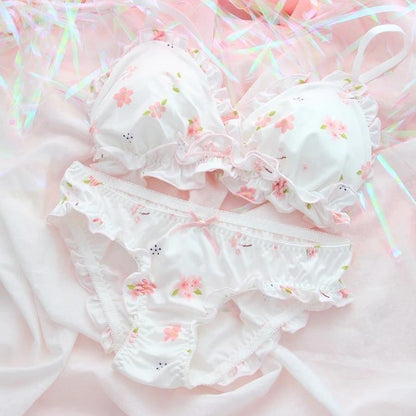 Sakura Blossom Lingerie Set