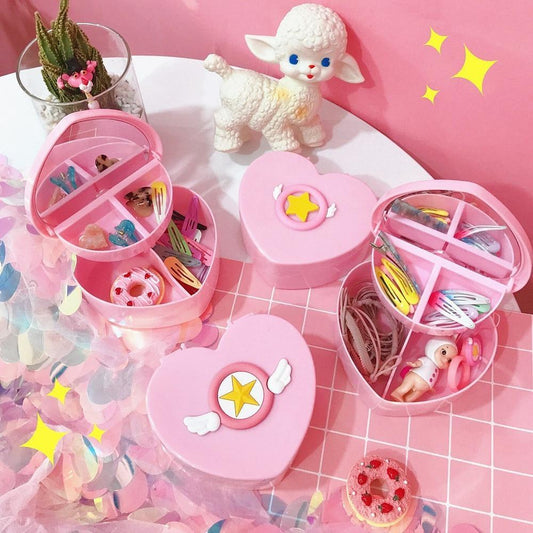 Starry Pink Organizer Box