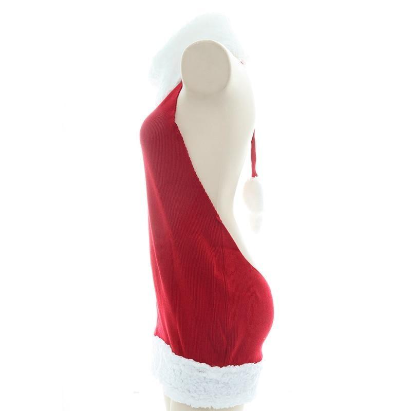 Santa's Knit Turtleneck Dress