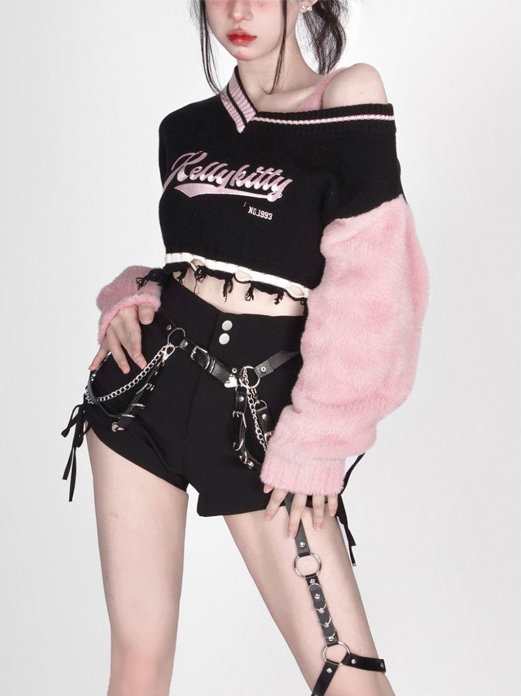 Shadow Blossom Cropped Sports Jacket