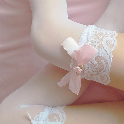 Sheer Babygirl Bow Stockings