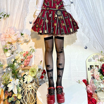 Sheer Lolita Nylon Thigh Highs