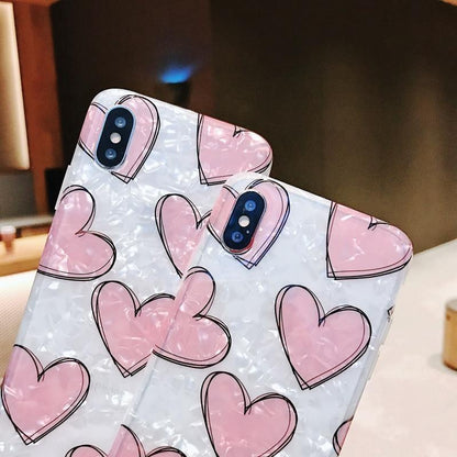 Shimmering Heart iPhone Case