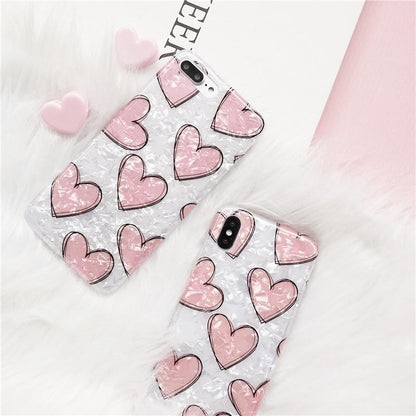 Shimmering Heart iPhone Case