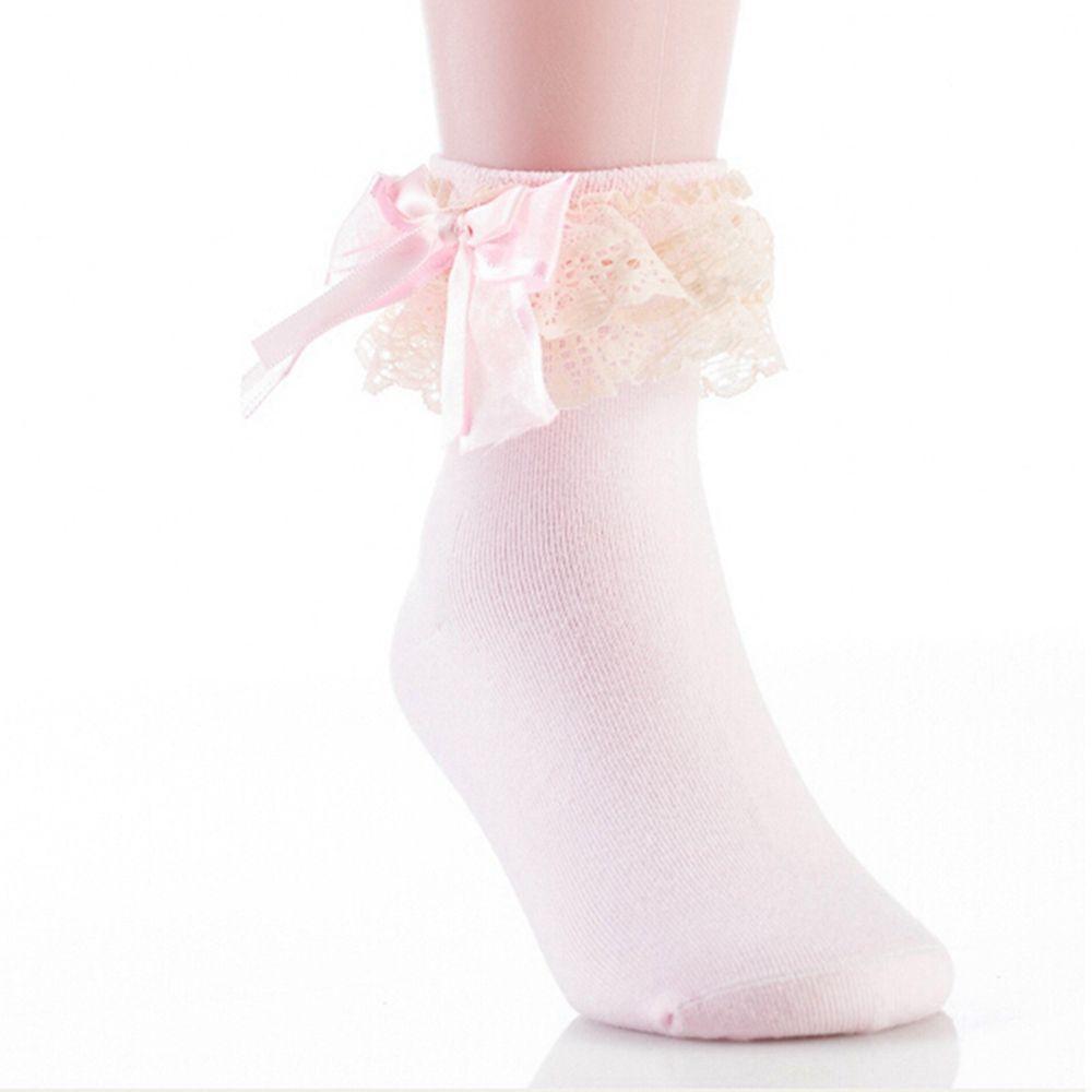 Silk & Ruffle Princess Socks