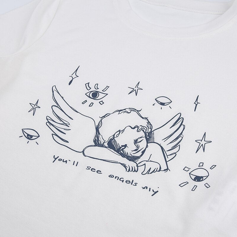 Sleepy Angel Tee