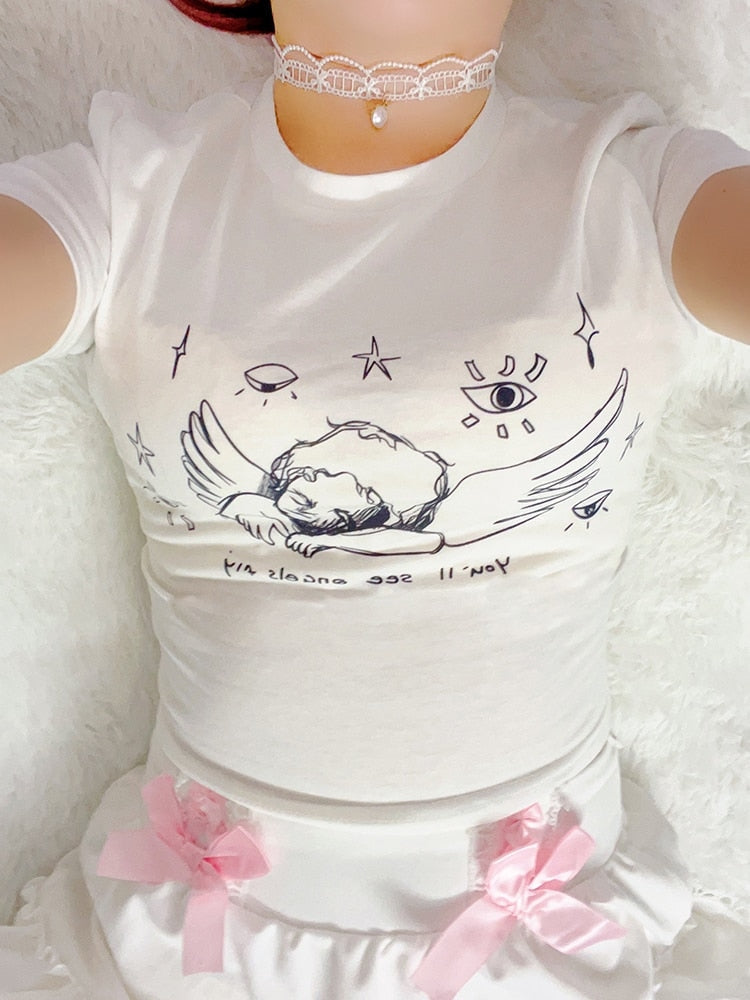 Sleepy Angel Tee