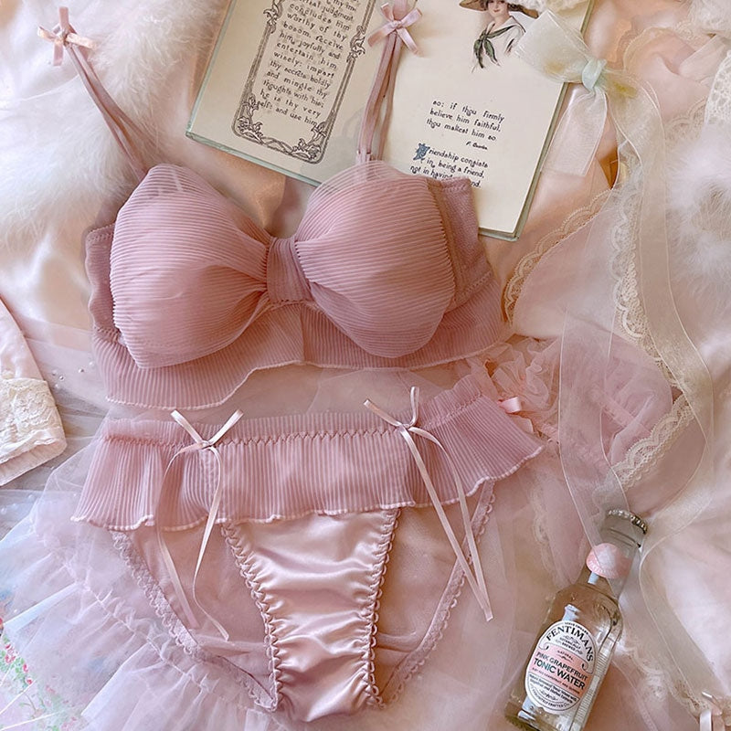 Soft Chiffon Princess Lingerie Set