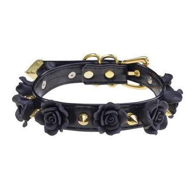 Spiked Floral Collar