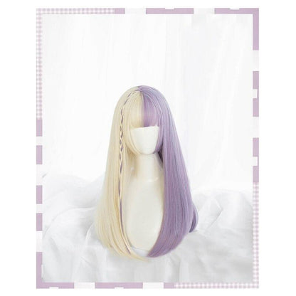 Split Lavender Lolita Wig