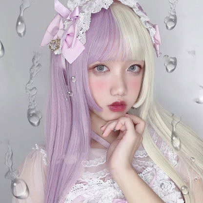 Split Lavender Lolita Wig