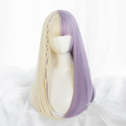 Split Lavender Lolita Wig