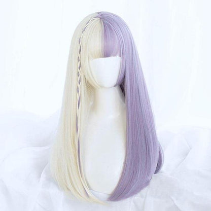 Split Lavender Lolita Wig