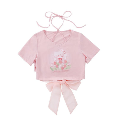 Spring Bunny Crop Top