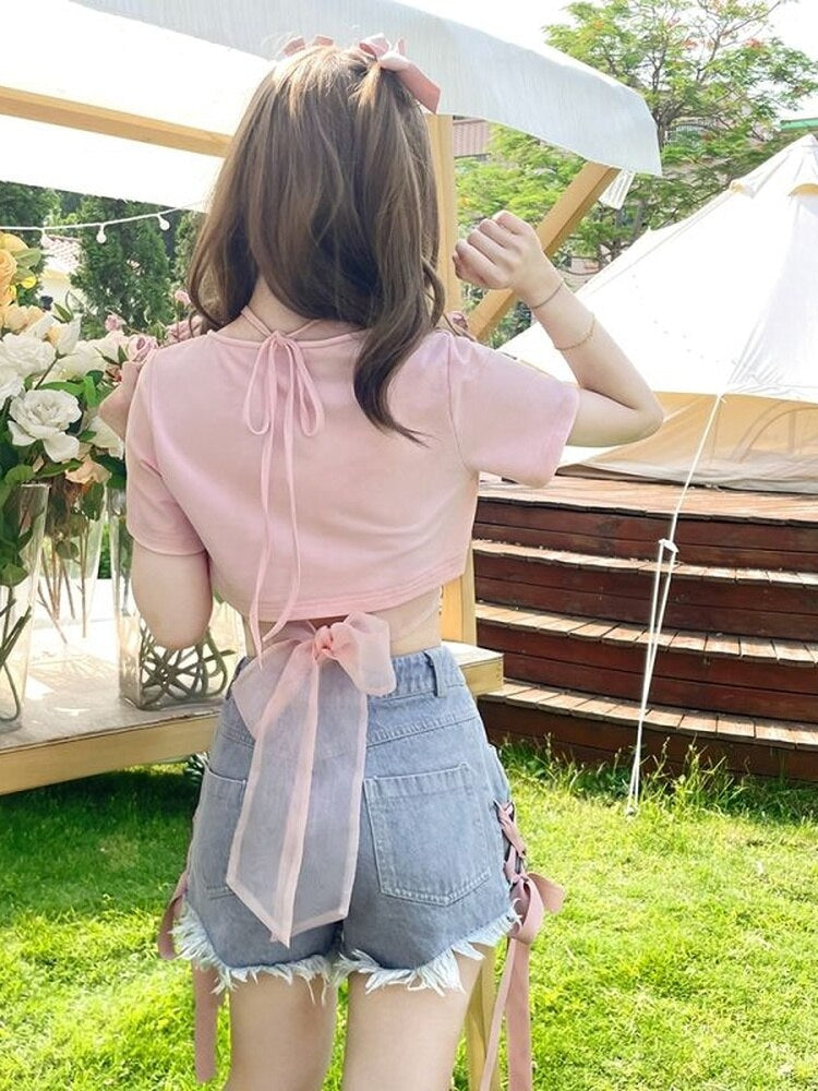 Spring Bunny Crop Top