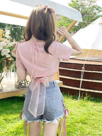 Spring Bunny Crop Top