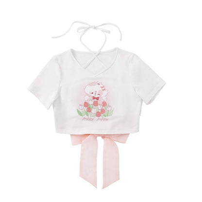 Spring Bunny Crop Top