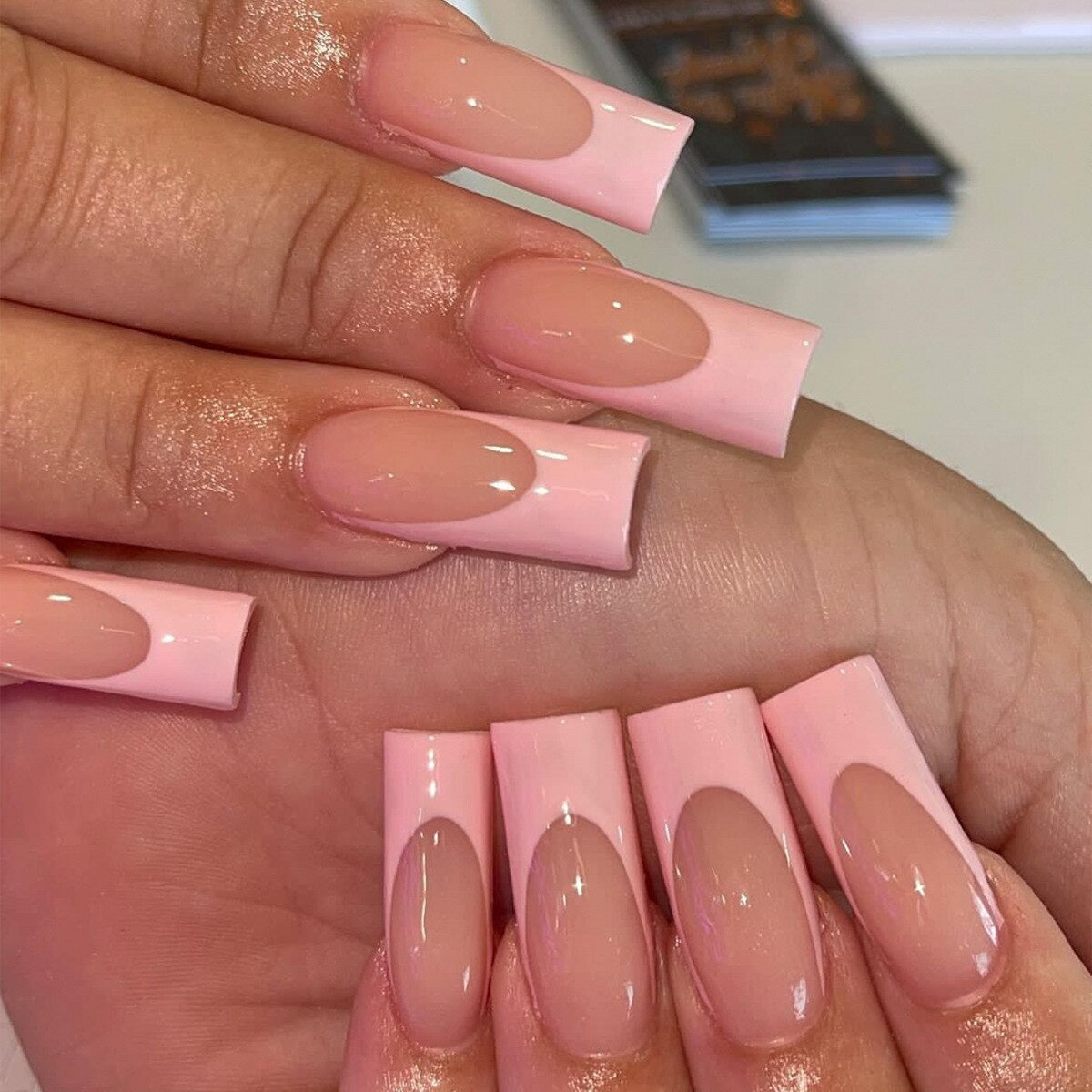 Square Shape Long Press On Nails