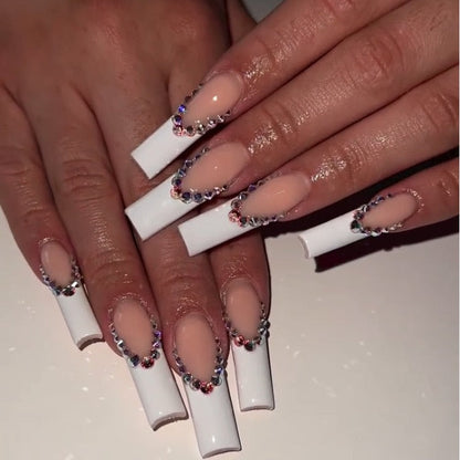 Square Shape Long Press On Nails