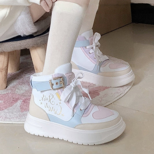 Star Crown Pastel Hi-Tops