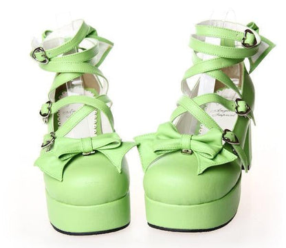 Strappy Wrap Princess Heels