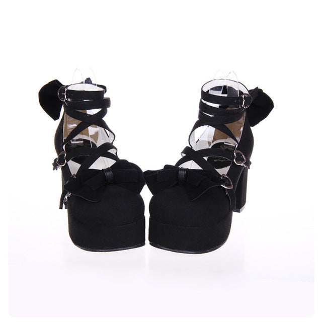 Strappy Wrap Princess Heels