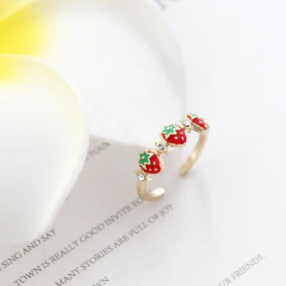 Strawberry Babe Ring