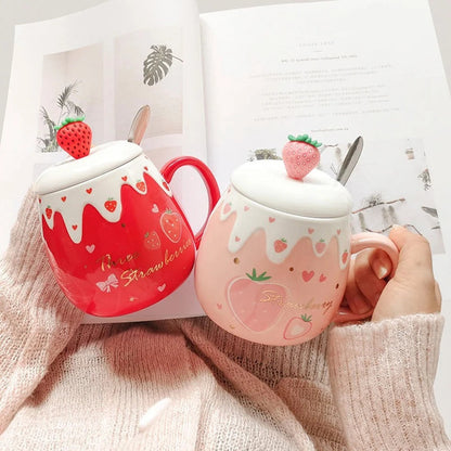 Strawberry Dessert Mugs