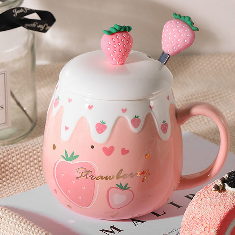 Strawberry Dessert Mugs