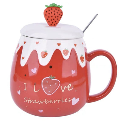 Strawberry Dessert Mugs