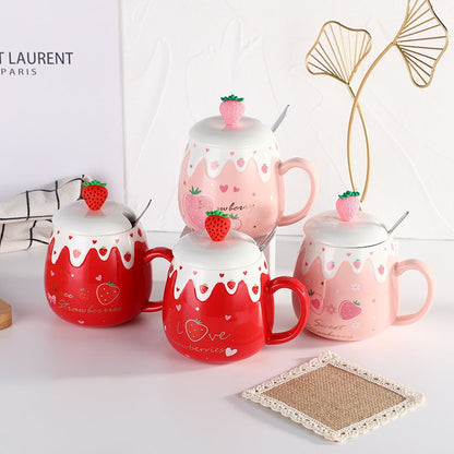 Strawberry Dessert Mugs