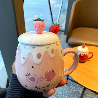 Strawberry Dessert Mugs