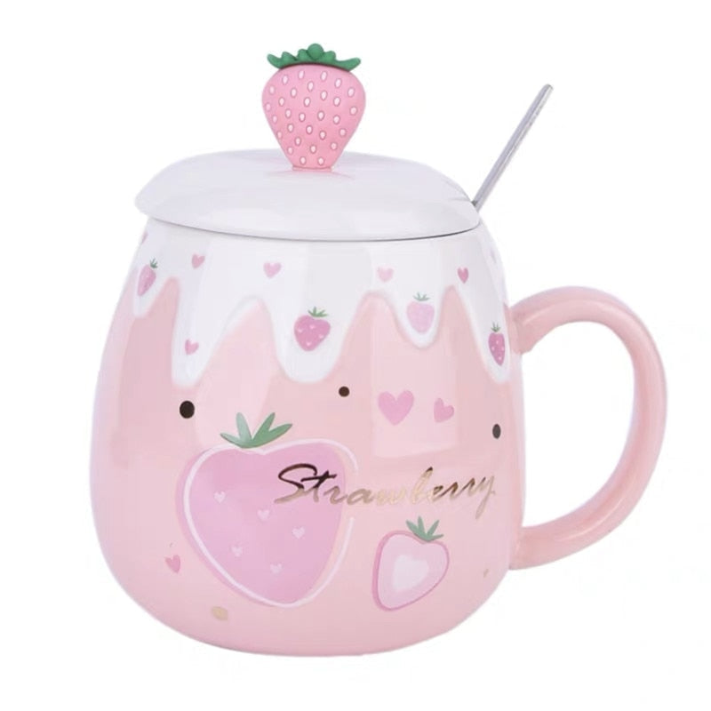 Strawberry Dessert Mugs