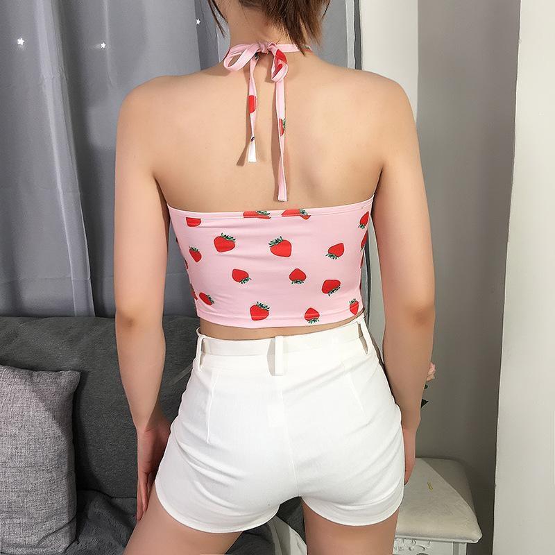 Strawberry Halter Top