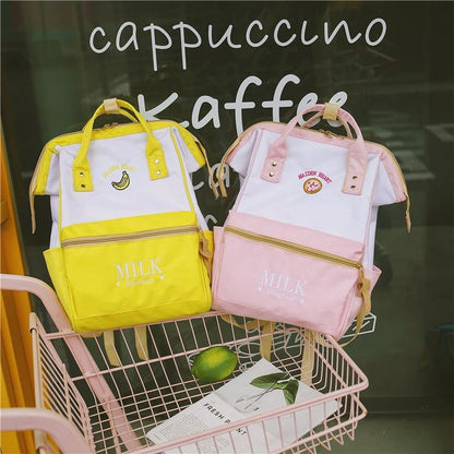 Strawberry Milk Backpack (5 Colors)